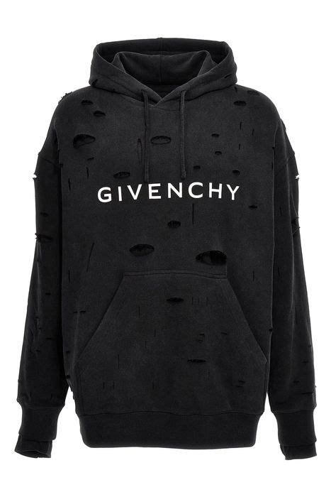 givenchy hoodie 2019|givenchy hoodie with holes.